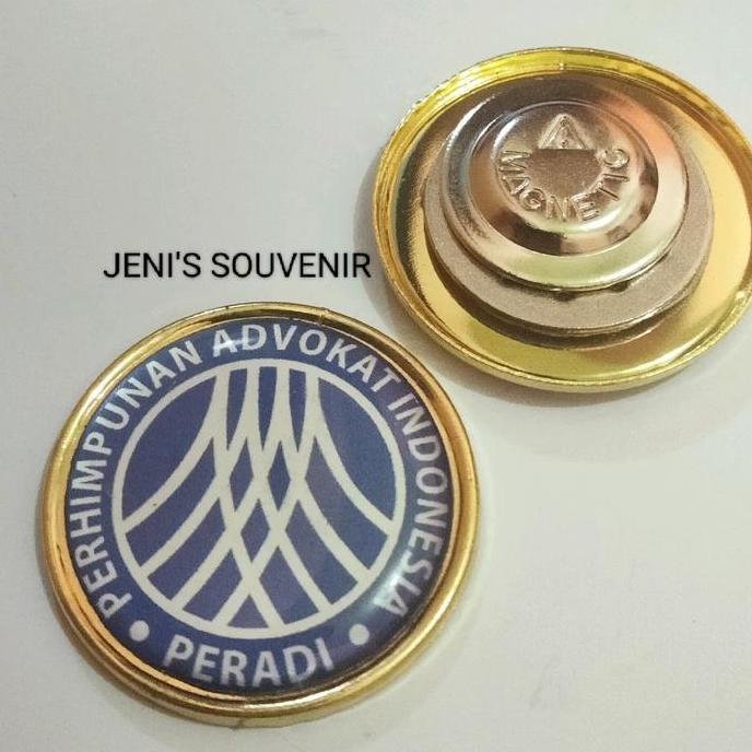 PIN PERADI - PIN ADVOKAT PERADI MODEL PREMIUM - LENCANA PERADI Magnet