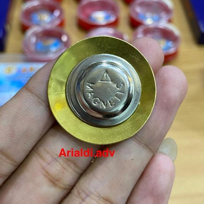 Pin BNN kuningan sepuh emas magnet pin bnn kuningan magnet