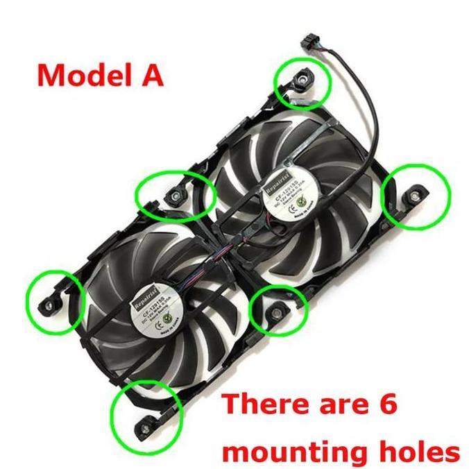 Fan kipas Inno3d GTX 1070 1080 ti Twin X2 Gtx 770 980 ORI COPOTAN