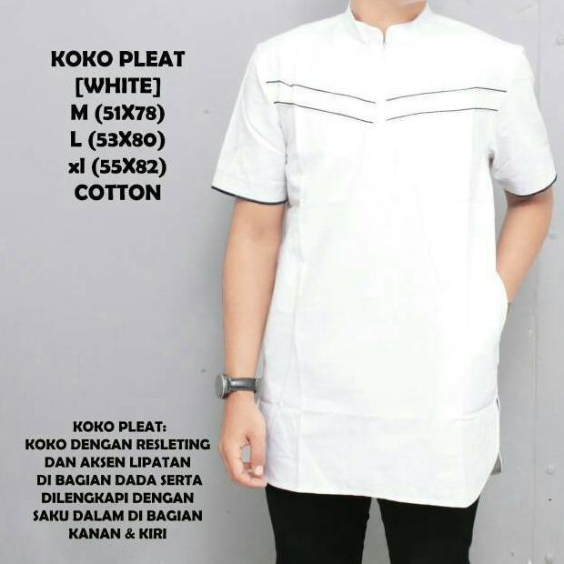 EXCLUSIVE BAJU KOKO PLEAT QURTA MUSLIM PRIA PREMIUM KURTA 2026