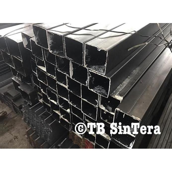 Besi Hollow Hitam 4 x 4 x 6 Besi 1.3 mm / Holo Hitam 40x40