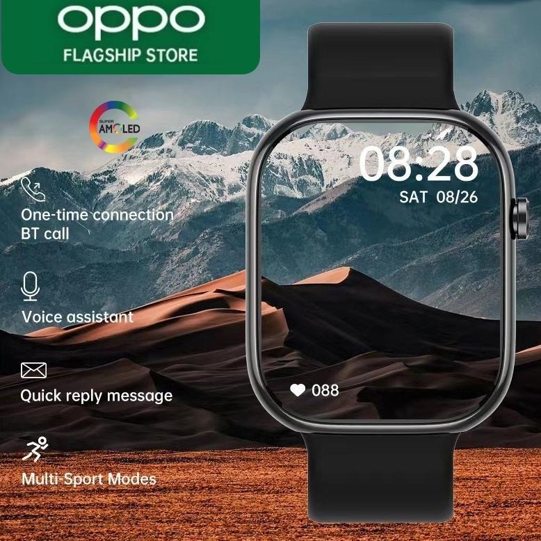 FAVORIT ORIGINAL OPPO SMARTWATCH 10 PRO MAX WITH 2.3" HD AMOLED DISPLAY GPS NFC WATERPROOF BLUETOOTH
