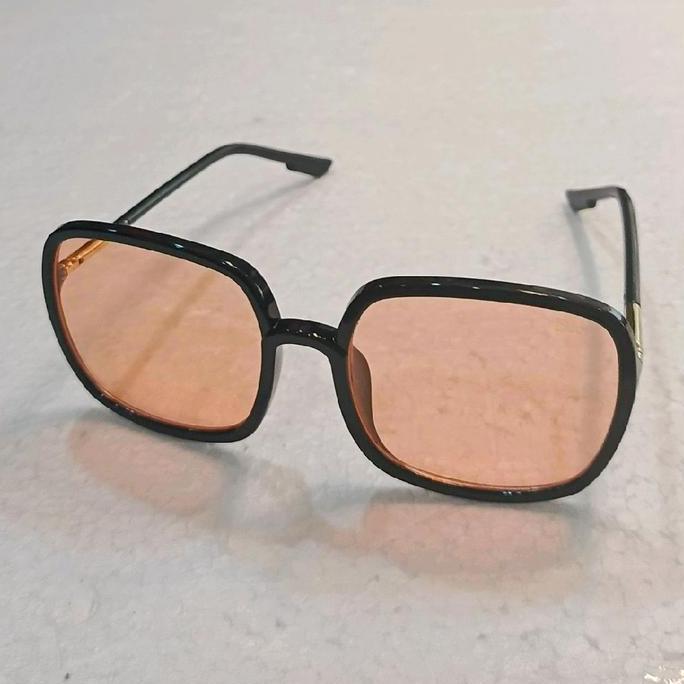 Promo Kacamata Hitam Wanita Kotak Oval Gaya Cewek Import Premium Mahal Dewasa Sunglasses Hitam Uv 40
