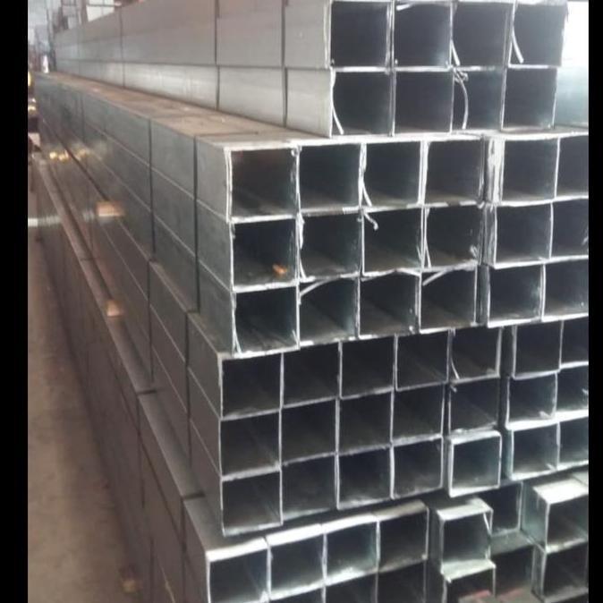 Holo hollo hollow Galvanis 4x4x0.50 4x4 x 0.5 0,5 mm per batang