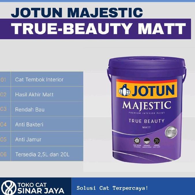 JOTUN MAJESTIC MATT EGG WHITE 20L