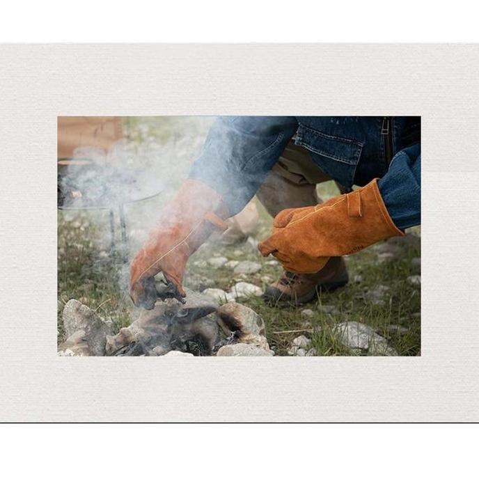 SARUNG TANGAN SAFETY KULIT NATUREHIKE NH20FS042 TAHAN PANAS OUTDOOR