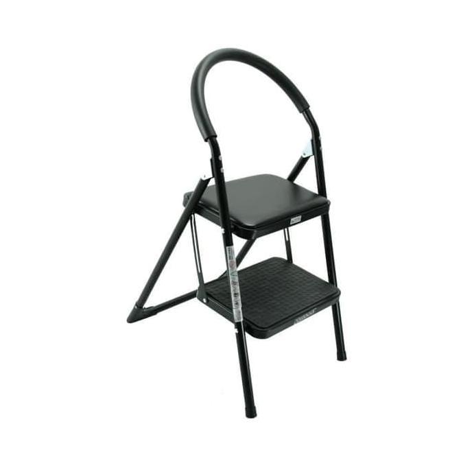 Krisbow Tangga Lipat 2 Step w/ Foam - Hitam