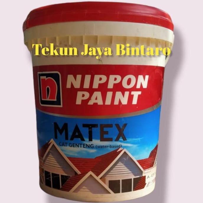 Cat Genteng Matex Nippon Paint 15L Pail Tinting Warna Leaf Green 8J
