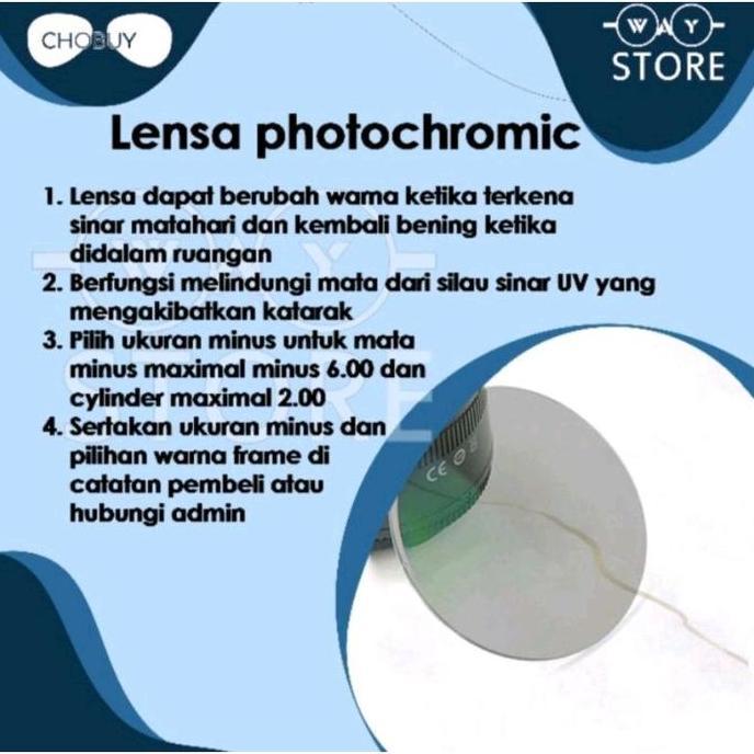 Murah Kacamata Photocromic Normal,Minus,Cylinder 13 4008 Lensa Antiradiasi