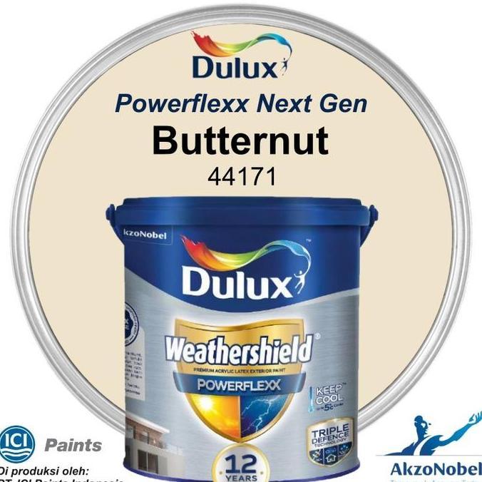 DULUX WEATHERSHIELD POWERFLEXX 20 LT - BUTTERNUT PTL 44171