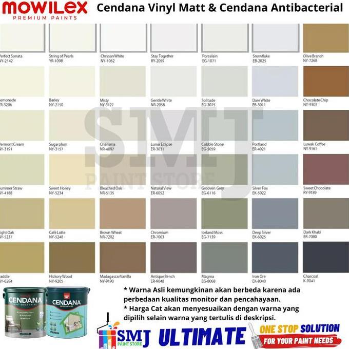 Cat Tembok Interior MOWILEX CENDANA Warna Tinting 25kg