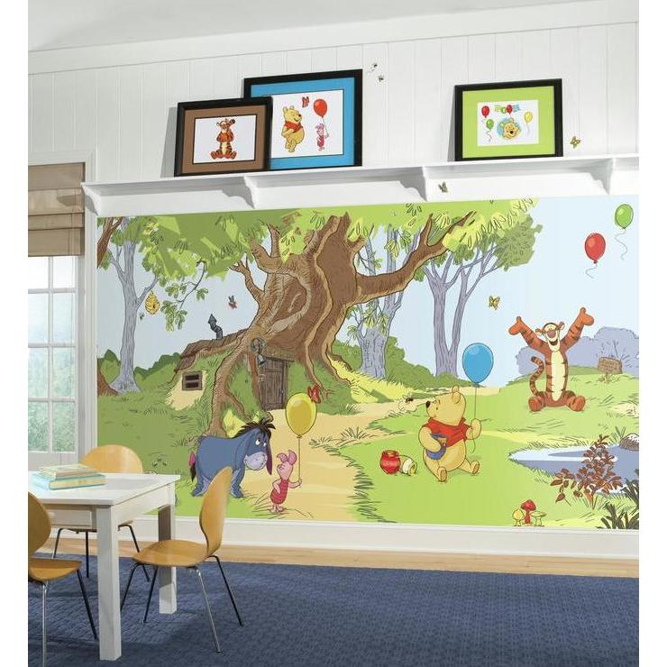 Wallpaper Mural Prepasted Disney Winnie the Pooh & Friends JL1220M