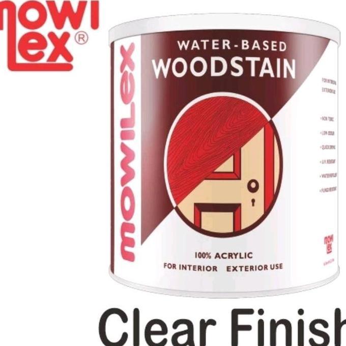 Politur Pelitur Kayu Woodstain Mowilex WSCH  Clear Finish 1 Liter