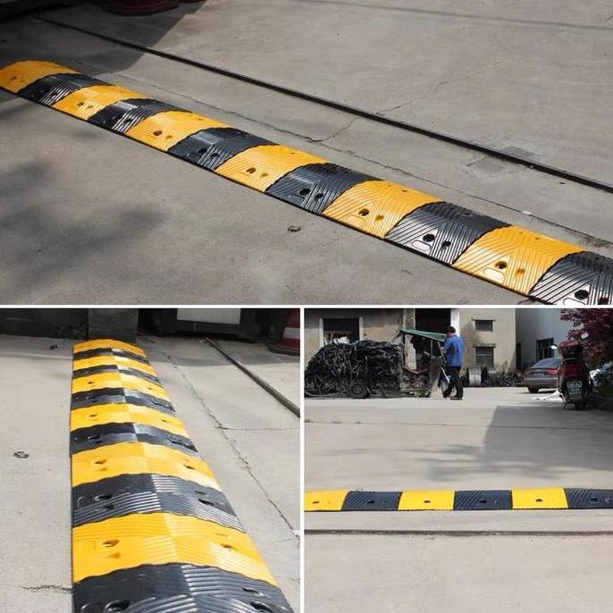 SPEED BUMP RUBBER / POLISI TIDUR KARET 1M Tinggi 7cm