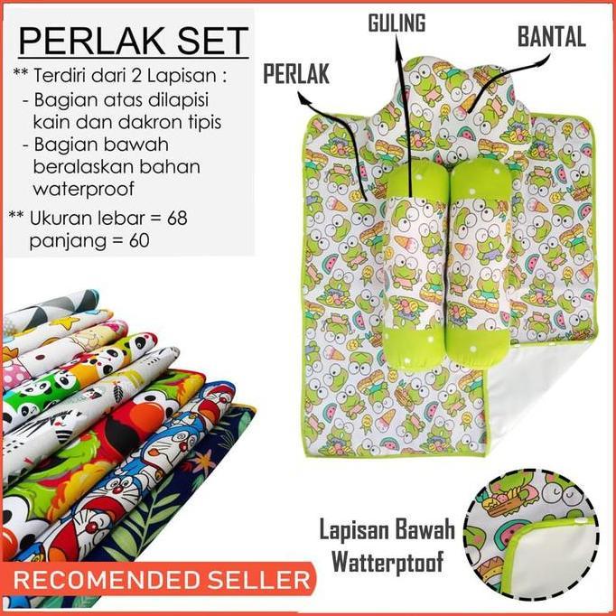 termurah Perlak Set Bolak-Balik Waterproof Perlak Bayi Bantal Cloud Guling Alas