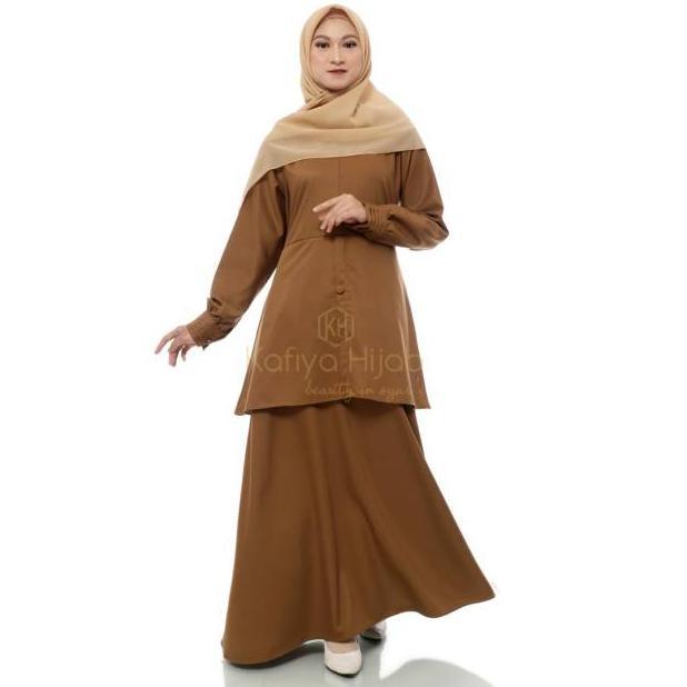 Banting Harga Setelan Seragam Pemda Toyobo Khaki Tua { Tunik & Rok } S-M-L-Xl- Xxl-Xxxl Jumboterbaru