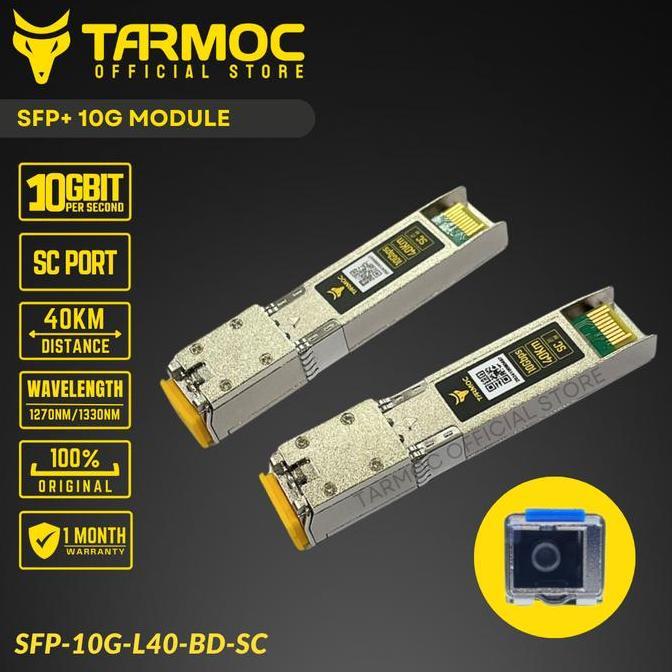 Tarmoc SFP-10G-L40-BD-SC | SFP+ 10G BIDI 40KM SC | SFP+ 10G 40KM Single Mode