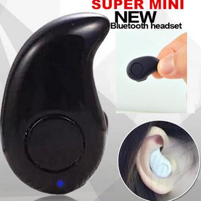 TERMURAH - Headset Bluetooth Terkecil Multifungsi + Mic u/ Musik, Promo