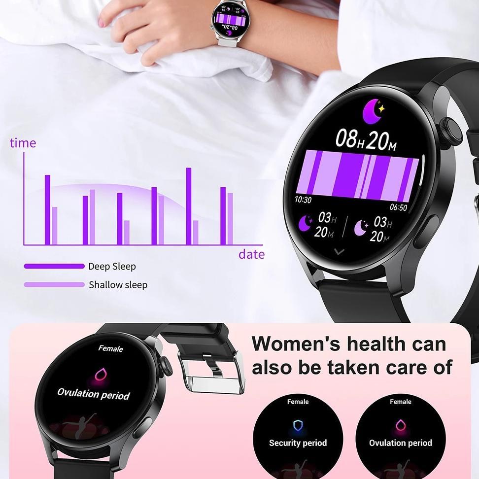 GARANSI LIGE SmartWatch Pria Layar Sentuh Penuh Olahraga Watch IP67 Tahan Air Smart Gelang Untuk And
