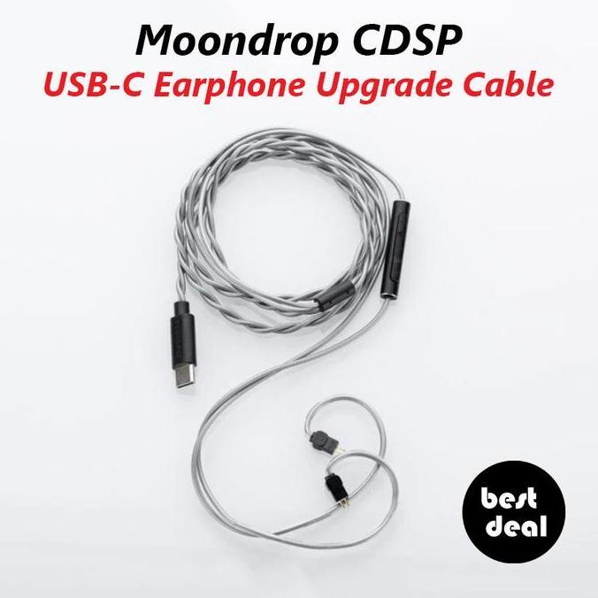 Moondrop CDSP USB-C DSP Earphone IEM 2pin Upgrade Cable with Mic