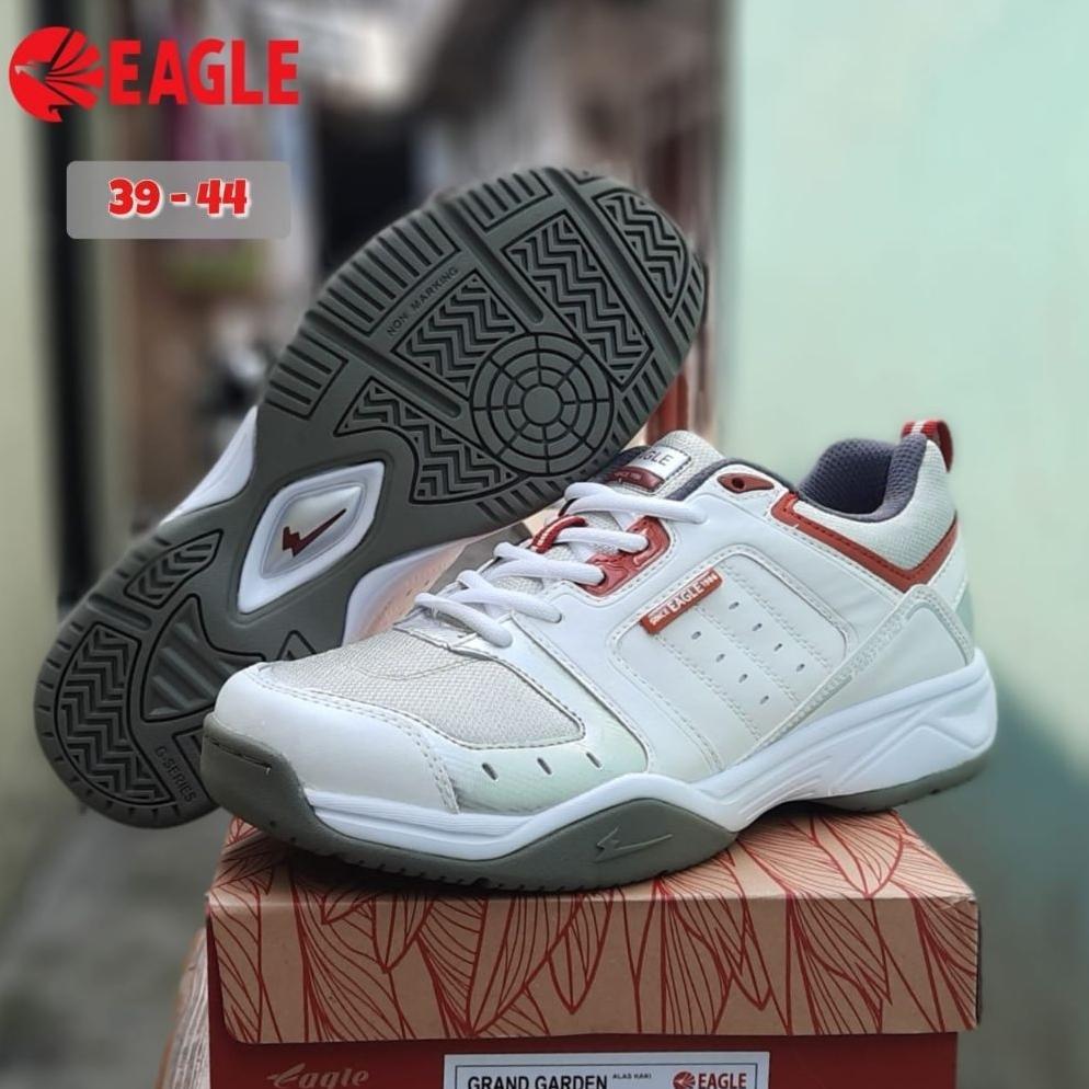 Big Promo Sepatu Tenis Lapangan Eagle Grand Garden Original Terbaru