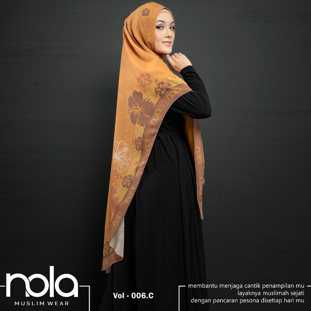 BIG PROMO NOLA - KHIMAR PRINTING SULTAN VOLUME 06/ KHIMAR SYARI / JILBAB SYARI