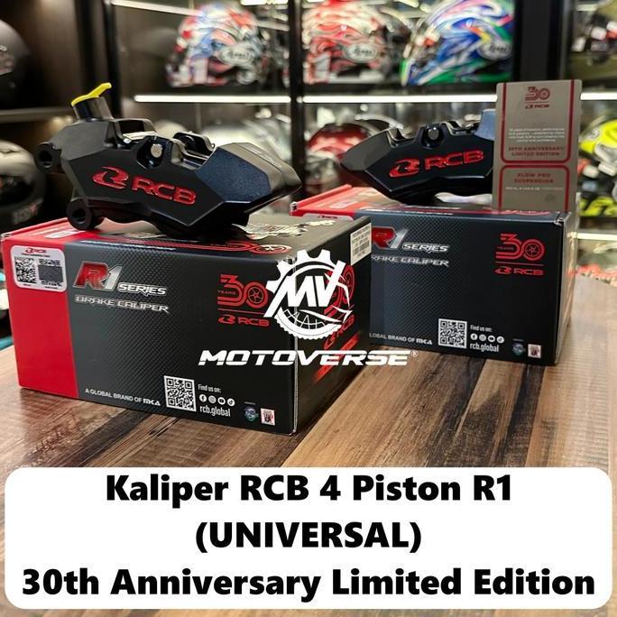Kaliper 4P RCB R1 Universal 30th Anniversary Special Edition Brake Caliper Racing Boy 4 Piston Limit