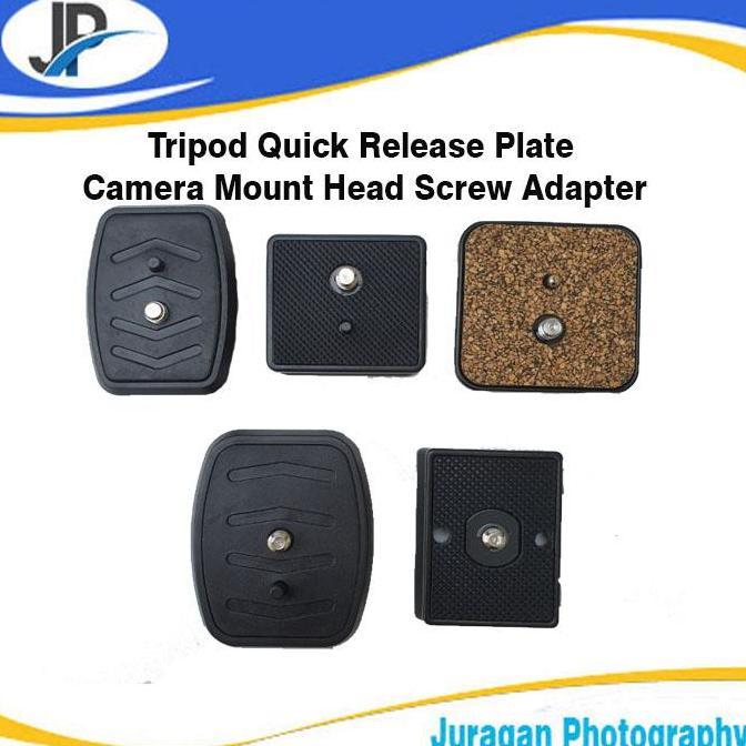 Serakarim6 - Tripod Quick Release Plate / Kepala Tripod Universal