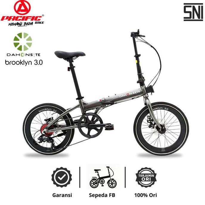 Pacific Sepeda Lipat Dahon Syte Brooklyn 3.0 Speed 8 Ukuran Ban 20 (TERBAIK) (TERBARU) (TERMURAH)