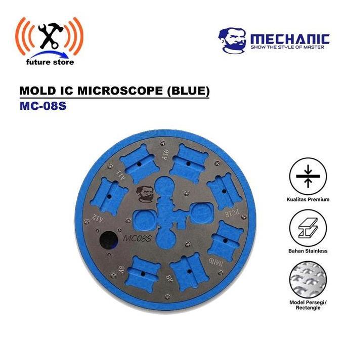 MECHANIC MC-08S Mold IC Microscope (Blue) Original Cetakan IC Presisi untuk Perbaikan Komponen