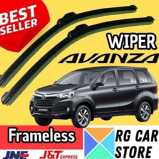 Wiper Kaca Mobil Avanza Xenia Model Frameless Merek Flatmoon Original