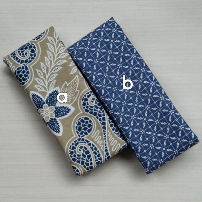 BEST SELLER  Kain Batik TR Seno Kembang - Wajik Serian Biru BEST SELLER 