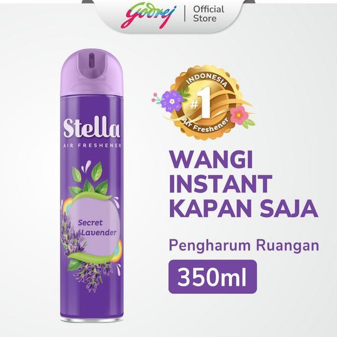 Stella Aerosol Lavender 350ml - Pengharum Ruangan