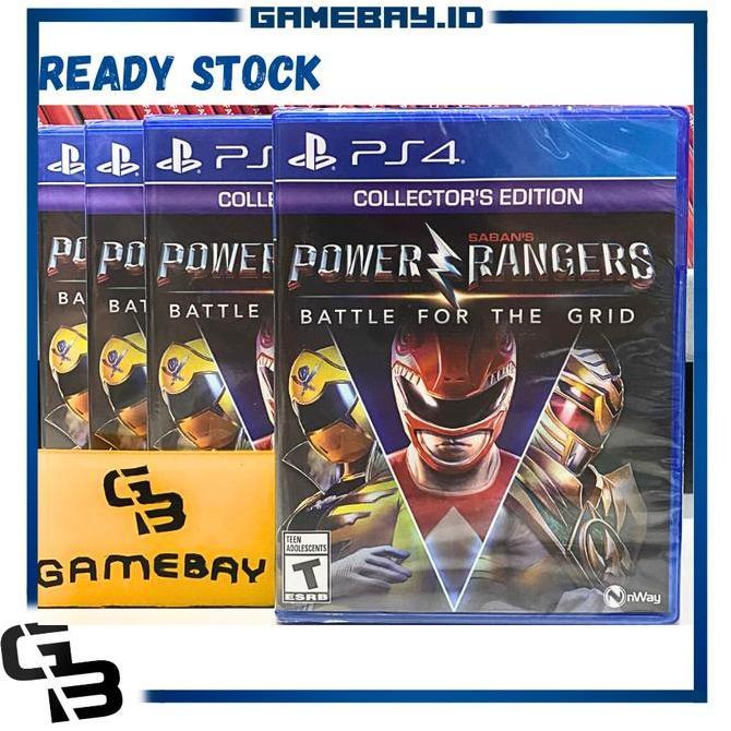 PS4 Power Rangers Battle For The Grid Collector's / Collector Edition