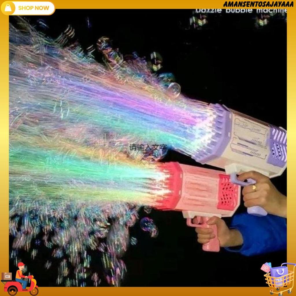 Bazoka Bubble Mainan Bubble Gun Jumbo / Mainan Pistol Bubble Jumbo 25 Lubang Teruji Kualitasnya