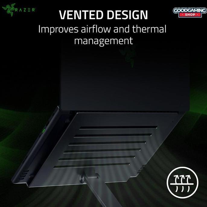 Razer Laptop Stand  Ergonomic Design Aluminium Laptop Holder - Stand Laptop [terbaik]