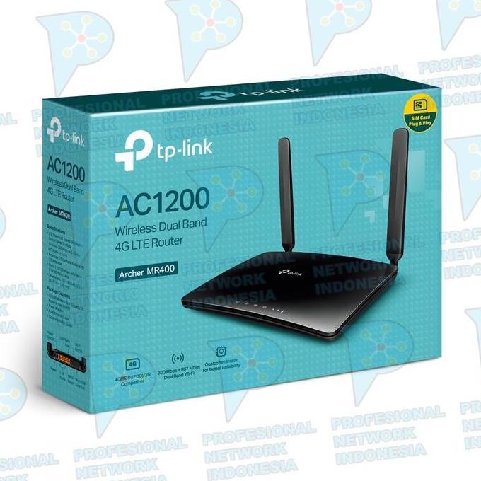 Collegare- Tp- Archer Mr400 Ac1200 4G Lte Modem Wireless Router Tp Mr400