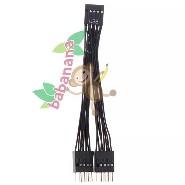 Riempitivo- Usb 9Pin Splitter Front Header Extension Cabang 9 Pin Extender Hub