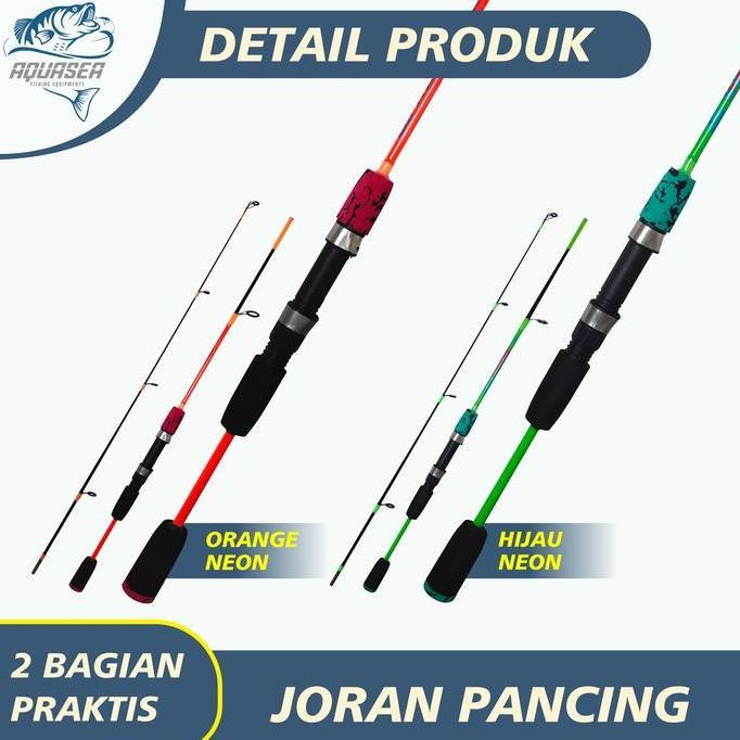 AQUASEA Joran Pancing Udang REINA 1.50m Lentur Alat Lure Umpan Ikan Diskon