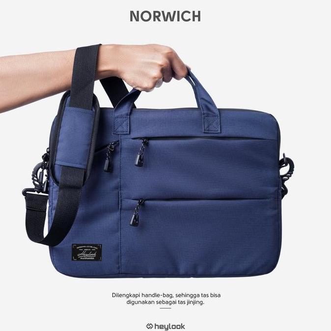 Yougo- Heylook - Tas Laptop Terproof Norwich Tas Selempang Cover Leptop Heylook