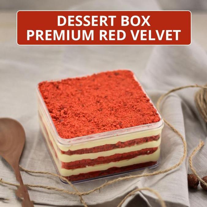 Abbrustolito- Dessert Box Red Velvet - Kue Red Velvet - Cake Red Velvet