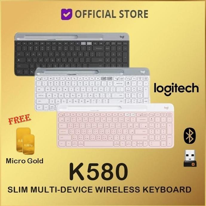 Logitech K580 Slim Multi Device Wireless Bluetooth Keyboard K 580