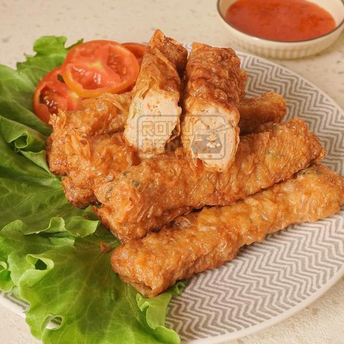 Carne- Crab Roll Half Pack Isi 7 Roll Lumpia Rajungan Kani Roku Bento Frozen