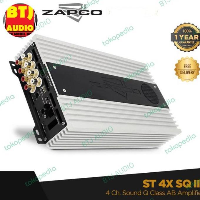 Promo Power Amplifier Mobil 4Ch Zapco St-4X Sq Iii - Garansi Resmi Cod