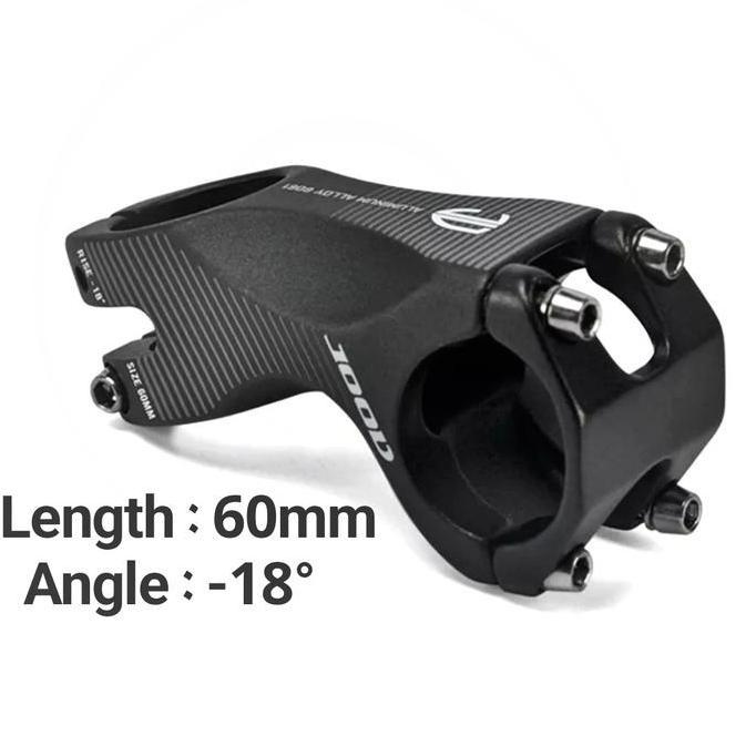 JOOD Stem 60mm 6cm minus 18 derajat degree sepeda MTB Roadbike Diskon