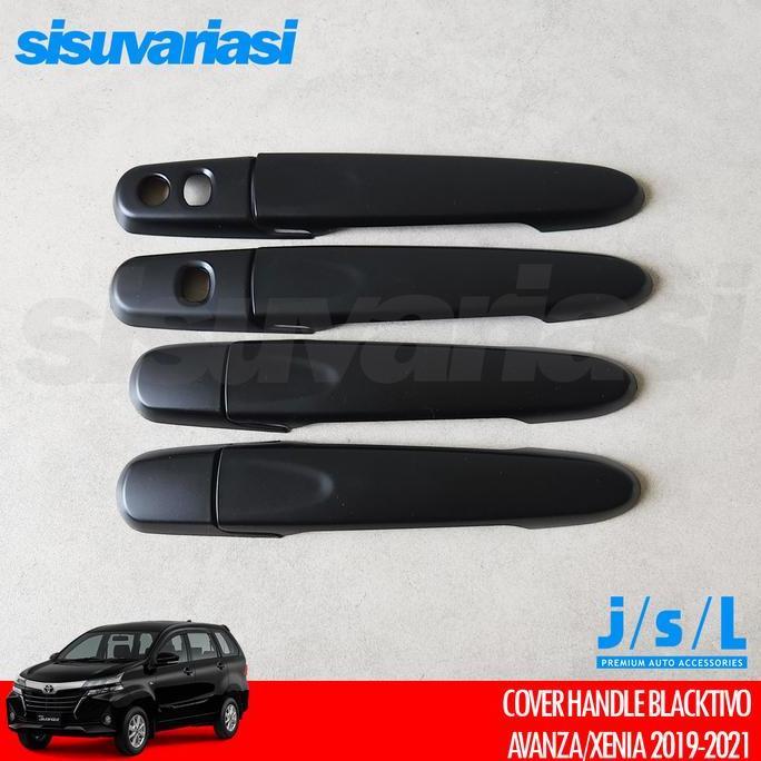 Manitamanlaa6 - Cover Door Handle Pegangan Pintu Avanza Xenia 2019 2020 2021 Aksesoris Mobil Chrome 