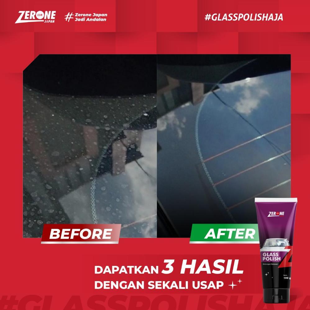 Zerone Glass Polish Primo Pembersih Penghilang Jamur Kaca Mobil 100 Gram