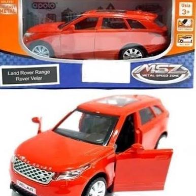Apolo Msz Land Rover Range Rover Velar Red Diecast Original Mobil