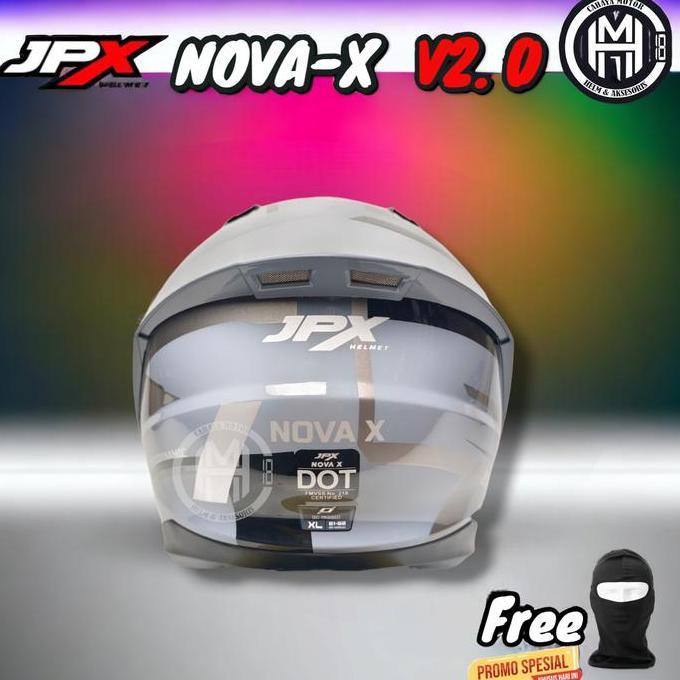 HELM JPX NOVAX v2 N4 DARK GREY GLOSY | HELEM HALF FACE Motorcycle