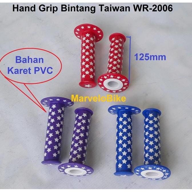Hand Grip Bintang Taiwan WR-2006 Sarung Stang Sepeda BMX Fixie Taiwan